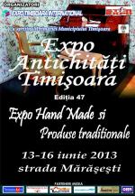 Expo Antichități Timișoara, ediția a XLVII-a, 13-16 iunie 2013